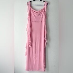 Pretty Garden Chic Summer Pink Dress